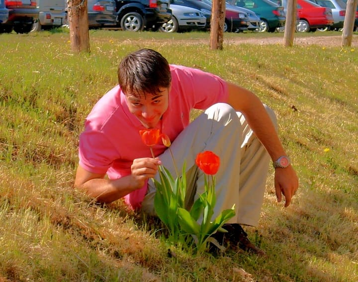 Ich bin so ein halber Hippy, aber eigentlich gar nicht.